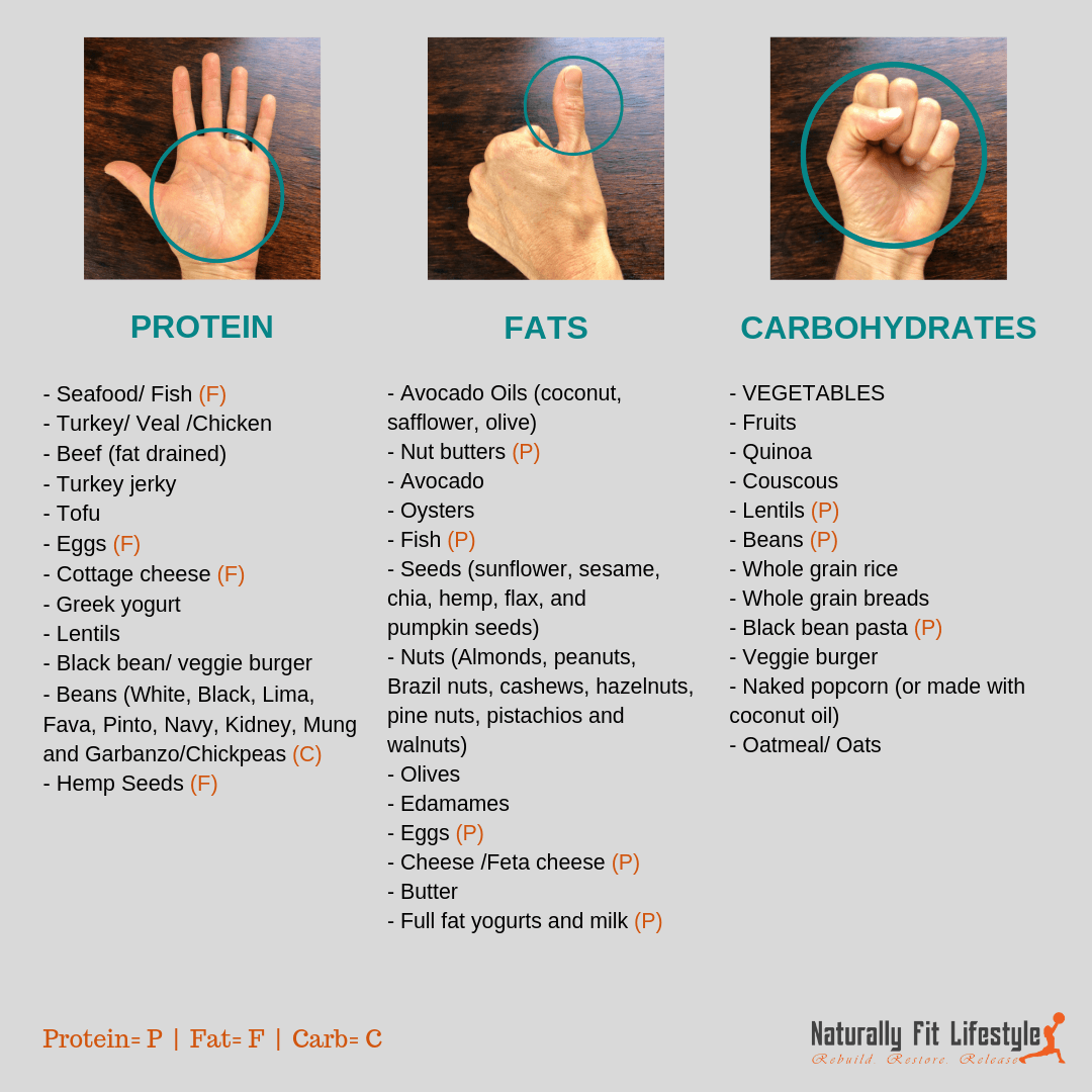 protein fat carbs info sheet